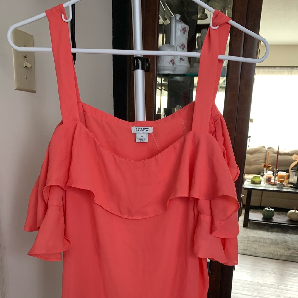 NWT JCrew Cold Shoulder Top